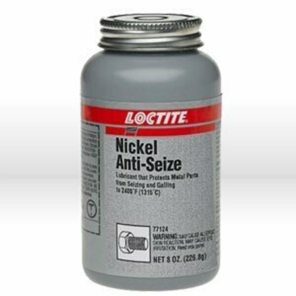 Loctite Anti Seize Lubricant, Nickel Anti-Seize 8 oz. Net Wt. Brush Top LOC77124